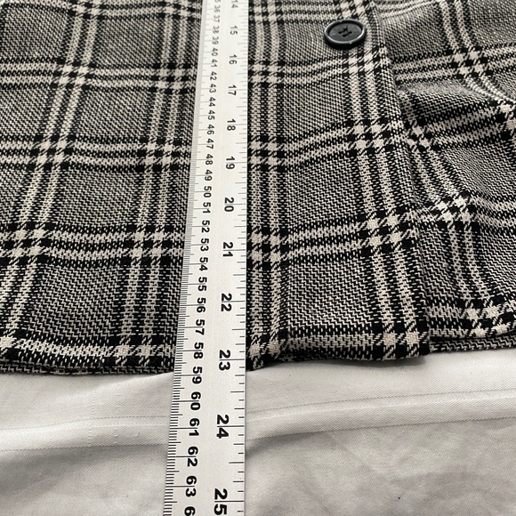 Hyfve Women's Gray / Black Check Skirt with Tie Belt Size Medium - Picture 11 of 13